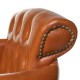 Fotel fryzjerski ALBERTO jasno brązowy