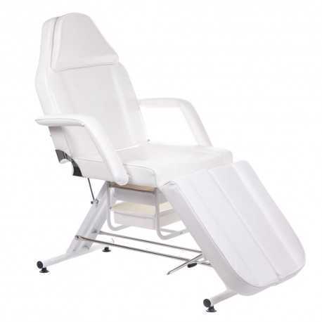 BW-263 Fotel kosmetyczny z kuwetami biały