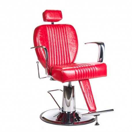 Fotel barberski OLAF Czerwony