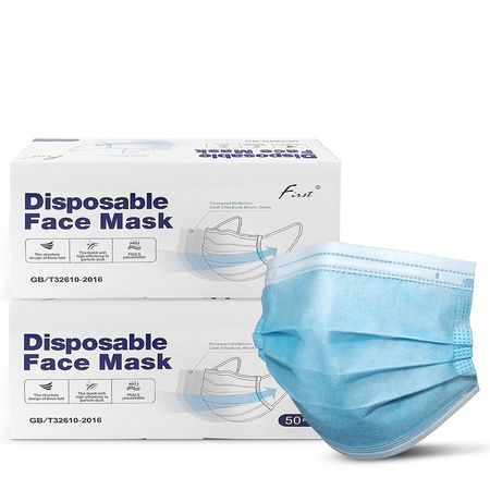 100 sztuk / Maseczka ochronna jednorazowa