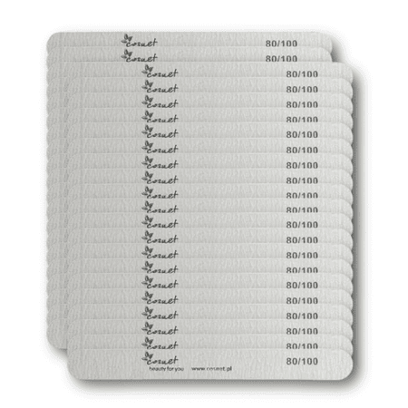 Pilnik prosty 80/100 zebra 50 sztuk