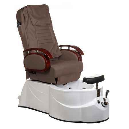 BR-3820D Fotel Pedicure SPA Brązowy