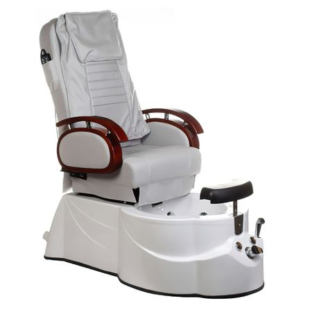 BR-3820D Fotel Pedicure SPA Jasny Szary