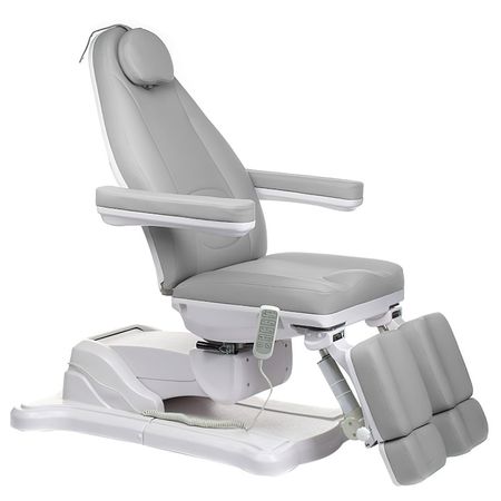 Mazaro BR-6672C Elektryczny fotel kosmetyczny Jasny Szary