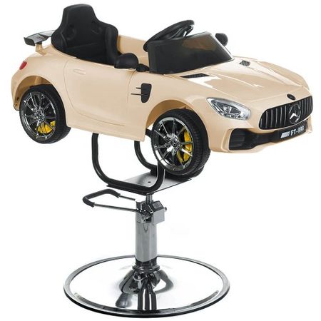 Dziecięcy fotel fryzjerski Mercedes Beżowy