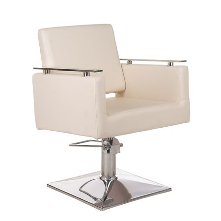 Fotel fryzjerski MILO BH-6333 kremowy