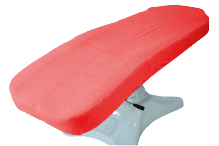Prześcieradło frotte na fotel 60x190cm CZERWONE