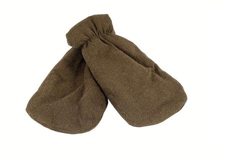 Rękawica kosmetyczna frotte 1 para CZEKOLADOWA