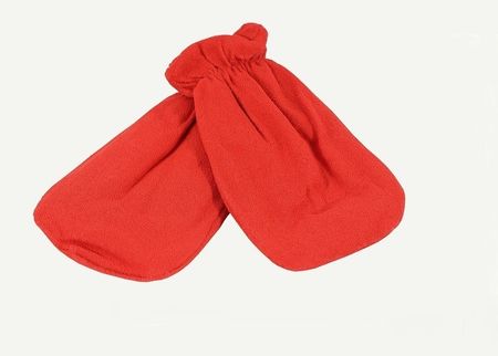 Rękawica kosmetyczna frotte 1 para CZERWONA