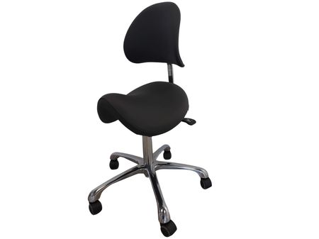 Taboret Siodło ANTRACYT