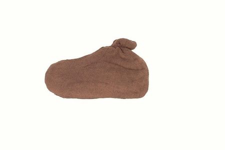 Skarpeta kosmetyczna frotte 1 para CZEKOLADOWA