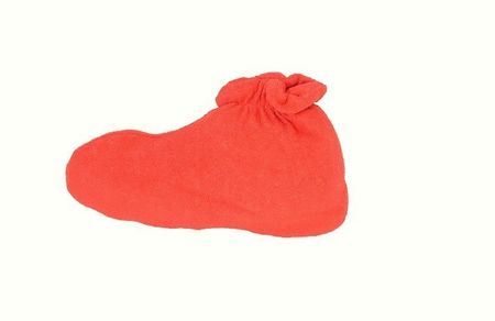 Skarpeta kosmetyczna frotte 1 para CZERWONA