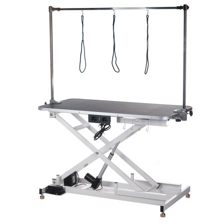 Stół groomerski elektryczny rozm XL BP-305 Biały