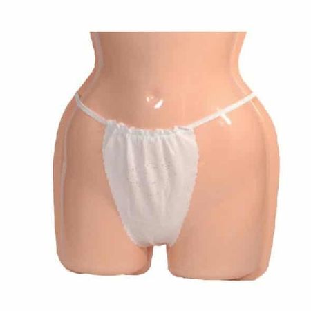 Stringi kosmetyczne białe rozmiar M 10szt