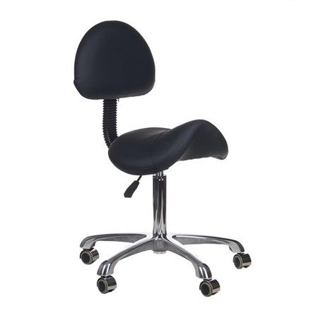 Taboret kosmetyczny BY-8373 czarny