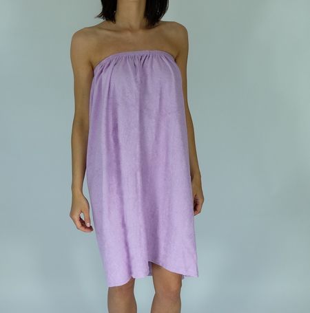 Tunika peleryna kosmetyczna frotte WRZOSOWA