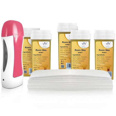 Zestaw depilacja OPTIMA podgrzewacz+woskx5+paski