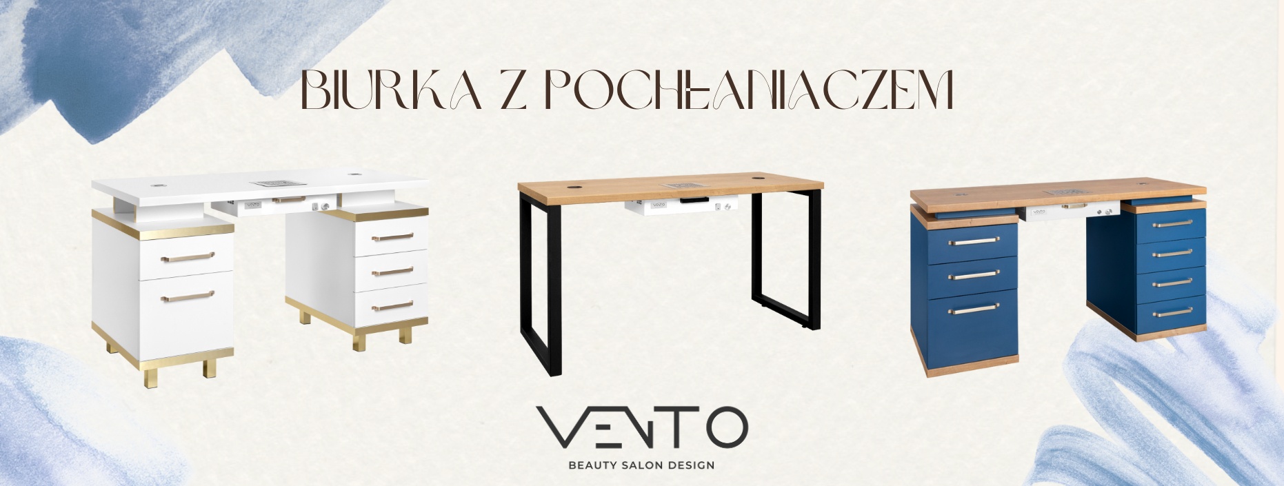 biurka z pochłaniaczem Vento